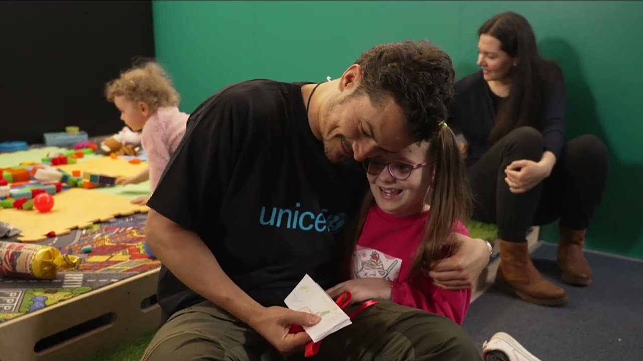 UNICEF Goodwill Ambassador Orlando Bloom traveled to Ukraine to meet children and families in war.