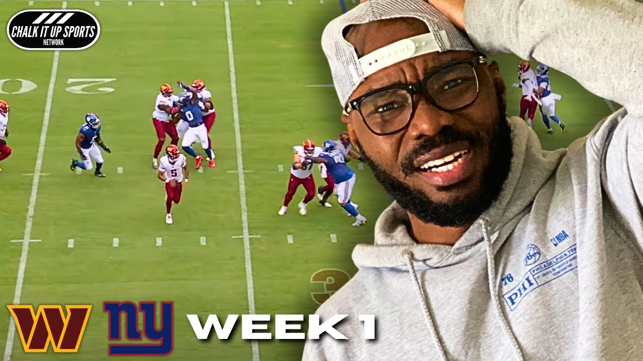 WHAT DID I JUST WATCH?! | Commanders vs. Giants Highlights Reaction