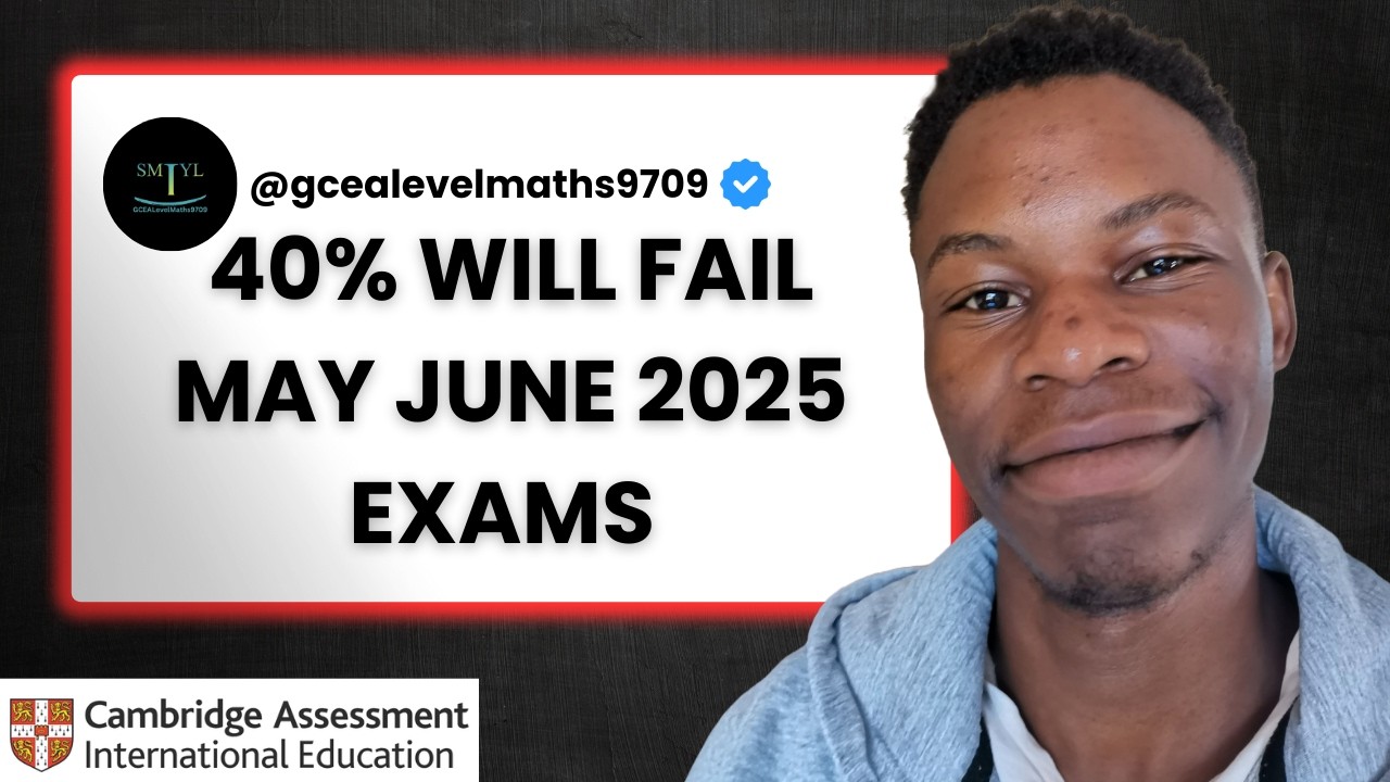 watch this if you don't want to fail A Level Maths in 2025