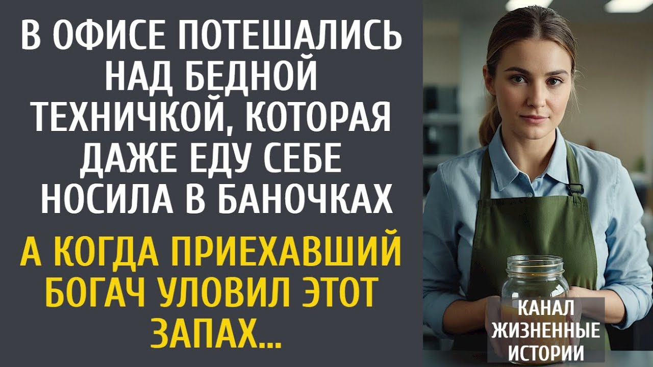 В офисе потешались над техничкой, носившей себе еду в банках… А едва приехали партнеры на переговоры