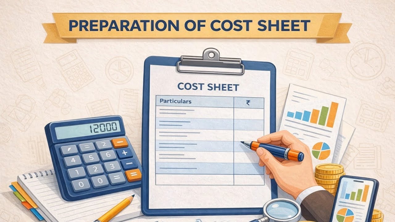 Illustration 1_Preparation of Cost Sheet #basisofaccounting #exampreparation #learning #examrevision