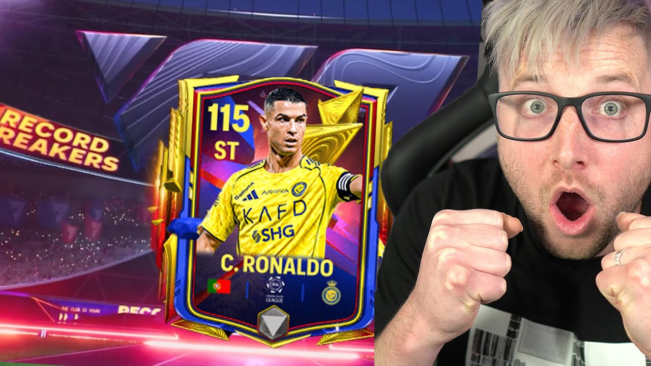 Record Breakers in FC Mobile With a NEW Ronaldo CARD That We Will Never Pack!!