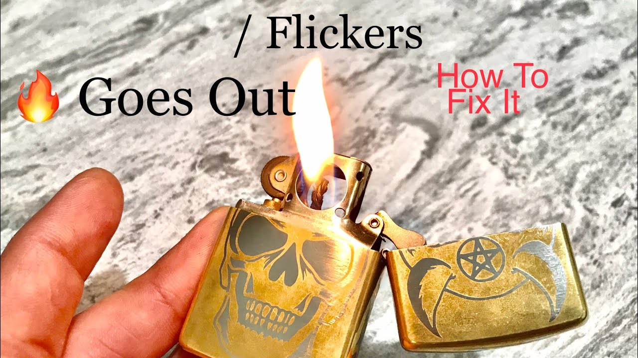 My Zippo Flame Goes Out / Flickers