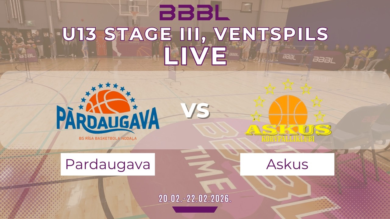 Pārdaugava 2013 vs KK Askus Jetoil/Hiiumaa SPK 2013 | BBBL U13 | Stage III