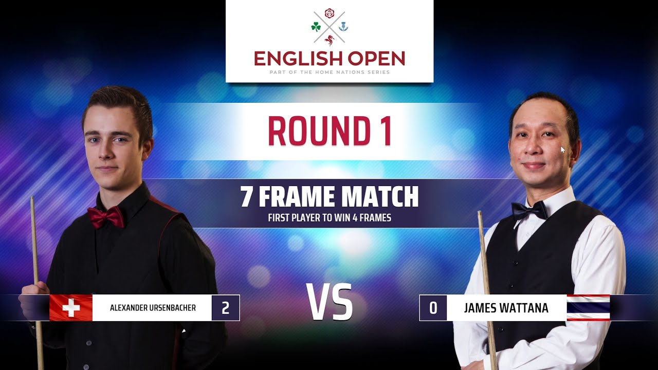 🥷 Excelent Frame Steal vs James Wattana - Snoker English Open Frames 3 & 4 | Patrik 🎱