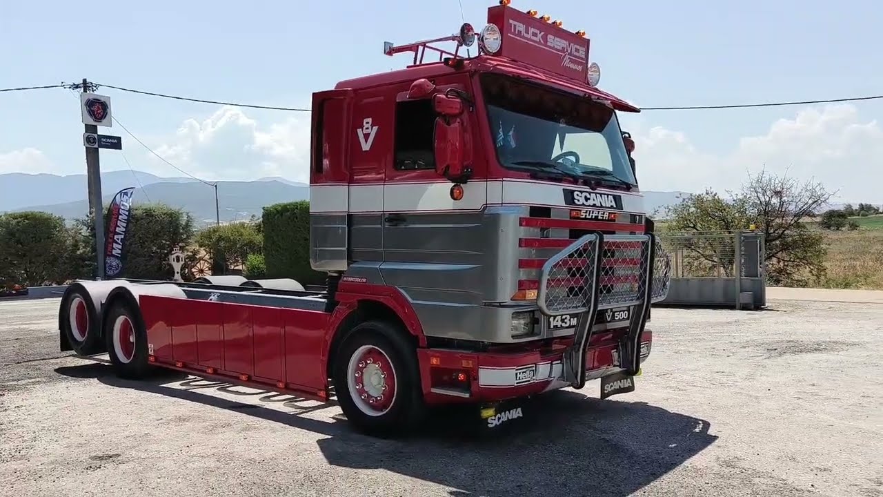 Scania 143.Δείτε πόσα μέτρα εξάτμιση έχει!