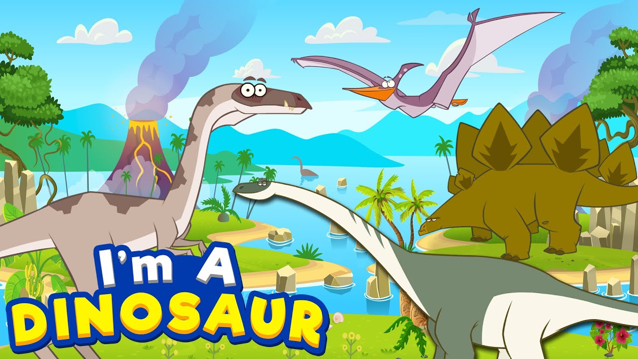 Dinosaur | Fun Facts About Stegosaurus, Saltopus & Pteranodon | Funny Cartoon For Kids