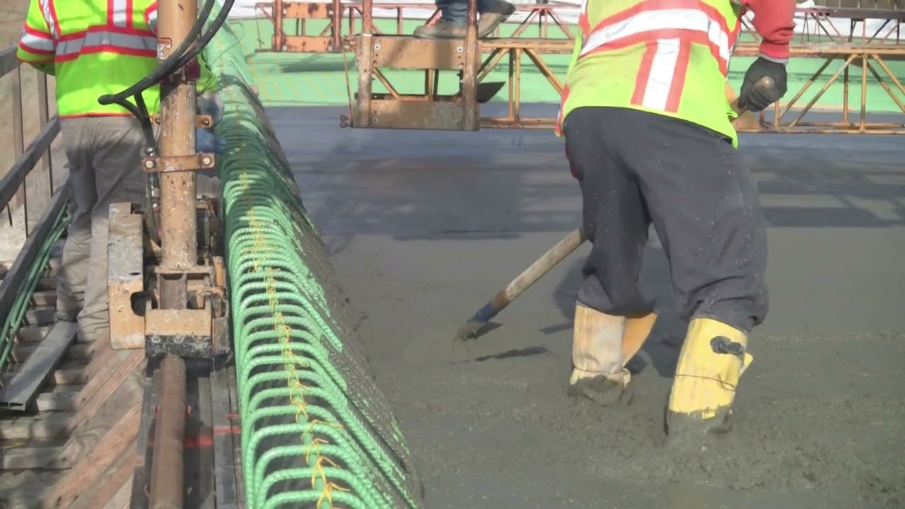 Concrete Bridge Deck Pour