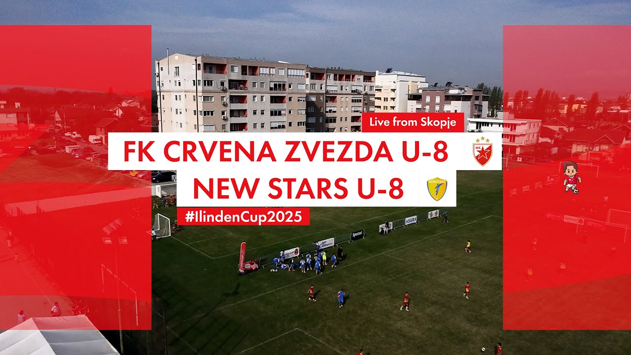 FK CRVENA ZVEZDA (U-8) VS NEW STARS (U-8) - 1/4 FINAL (ILINDEN CUP 2025, SKOPJE, 14.09.2025.)