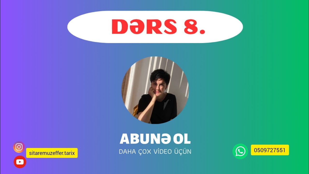 Azərbaycan Xilafətin tərkibində. 1 qəbul sualı.