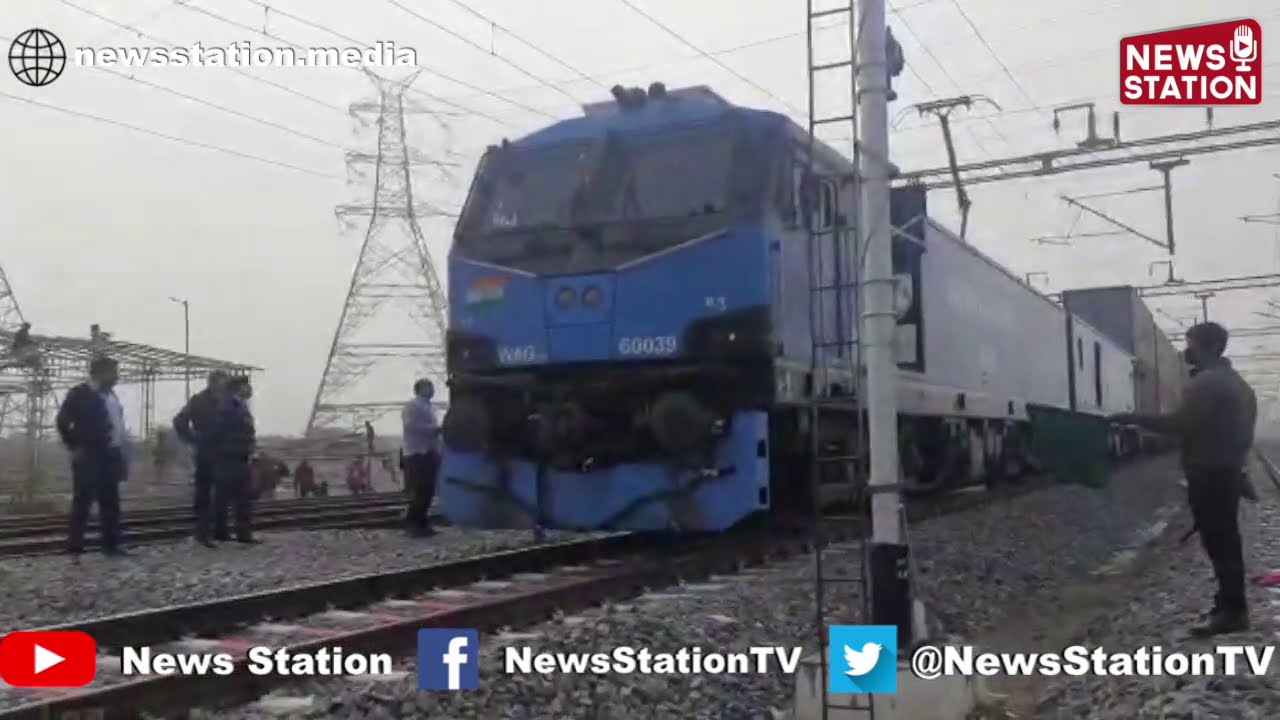 World’s first Double Stack Long Haul 1.5 Km long Container Train hauled by electric traction in WDFC