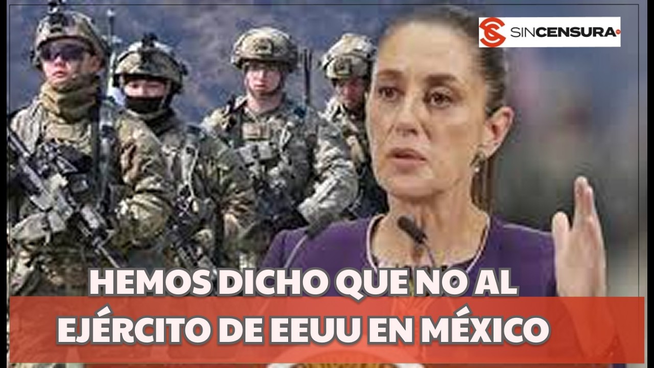 En lo que puede AYUDAR EEUU es en el TRÁFICO DE ARMAS: SHEINBAUM