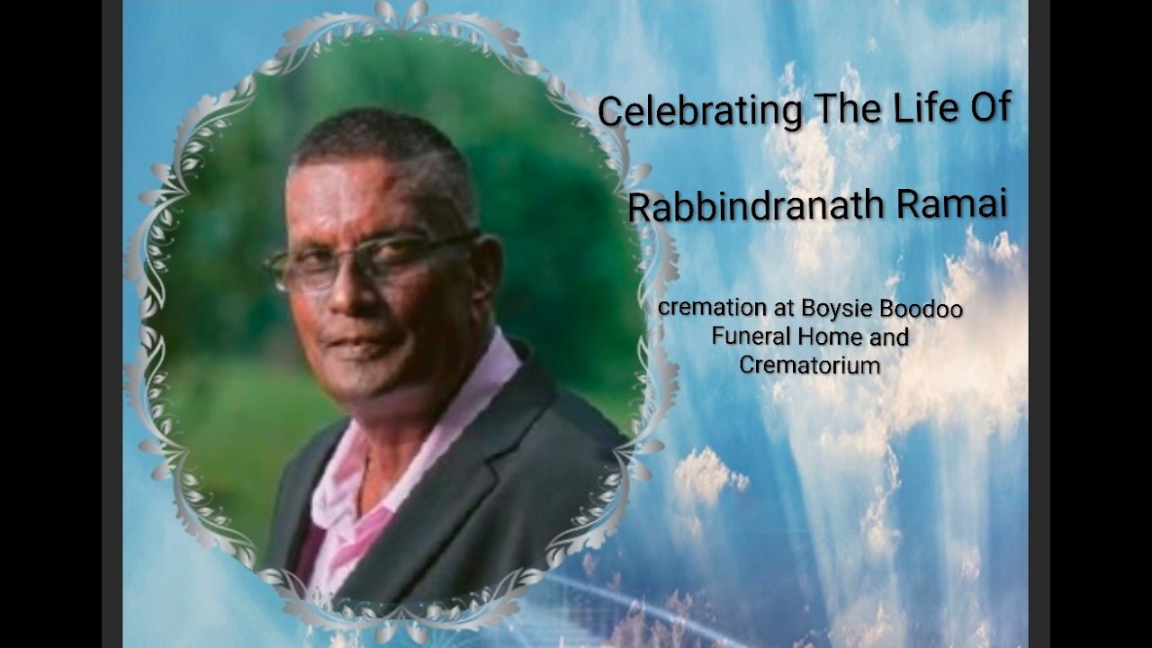 Rabbindranath Ramai (cremation at Boysie Boodoo Funeral Home and Crematorium)
