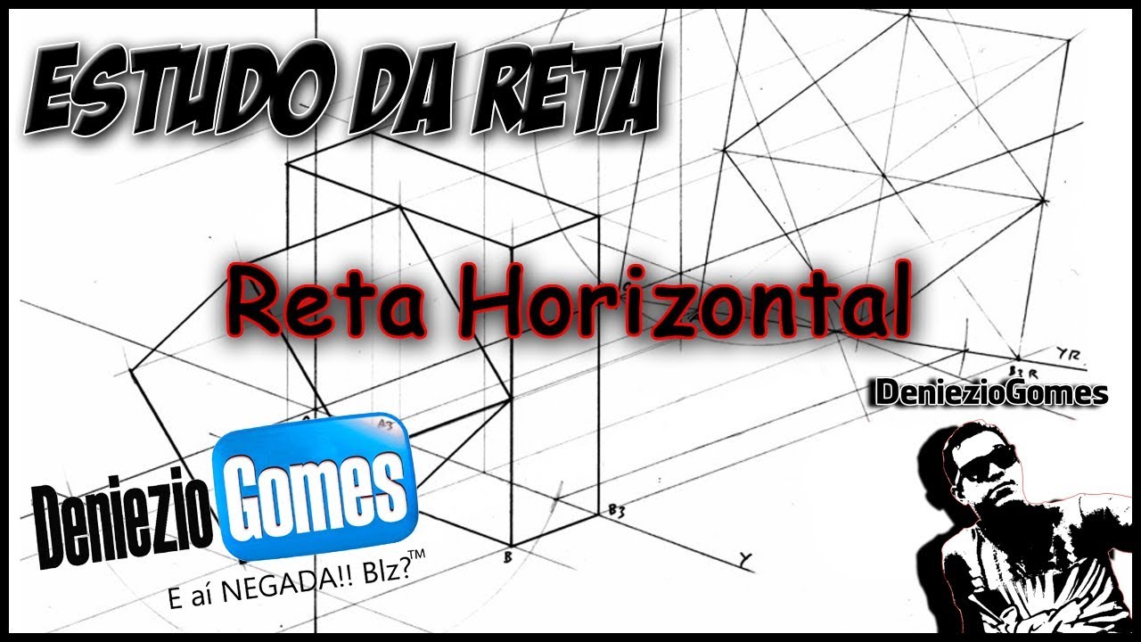 Geometria Descritiva - RETA HORIZONTAL