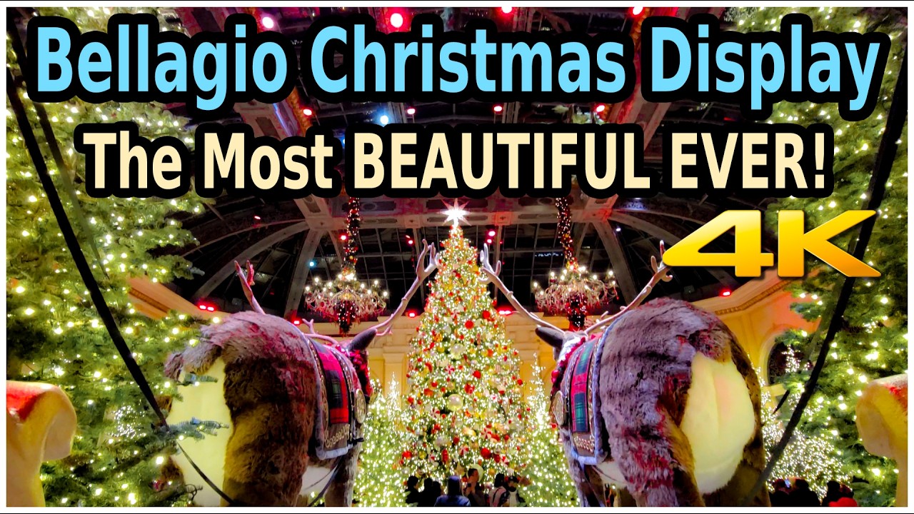 Bellagio Christmas Display 2024 - The BEST One Yet!