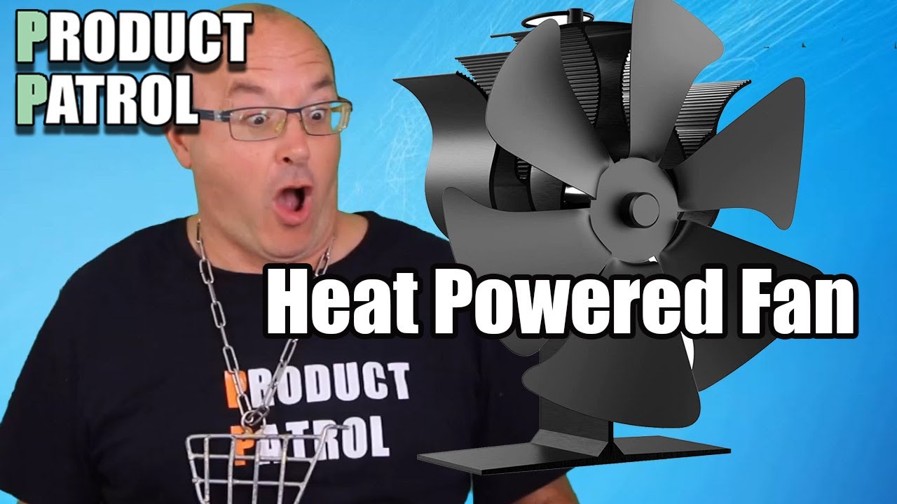 Aiment Heat Powered Wood Stove Fan: No Power Needed to Circulate Air Flow