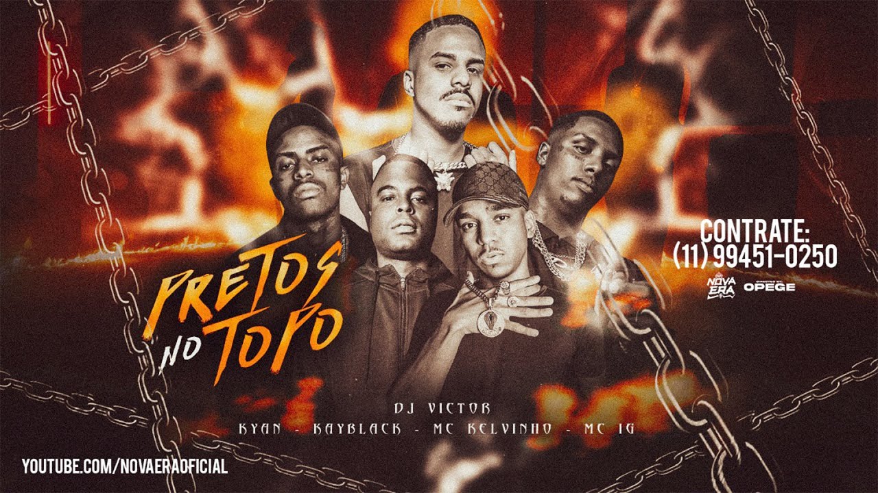 DJ Victor ''Pretos no Topo'' - Mc's Kelvinho, Kayblack, Ig e Kyan (Videoclipe Oficial)