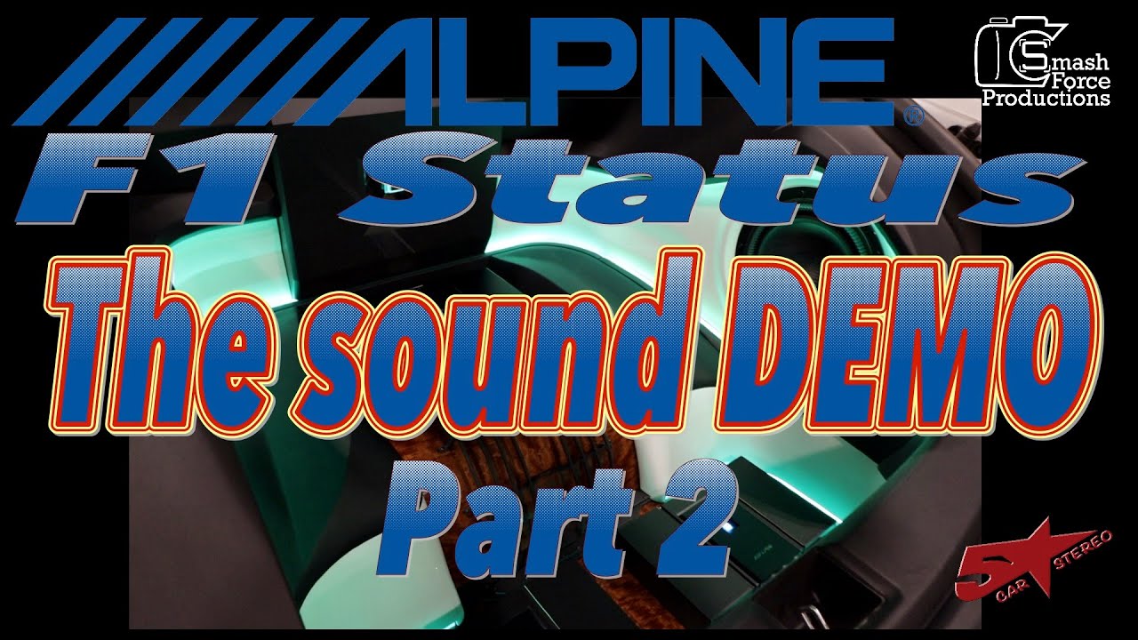Alpine F1 Status sound demo part2