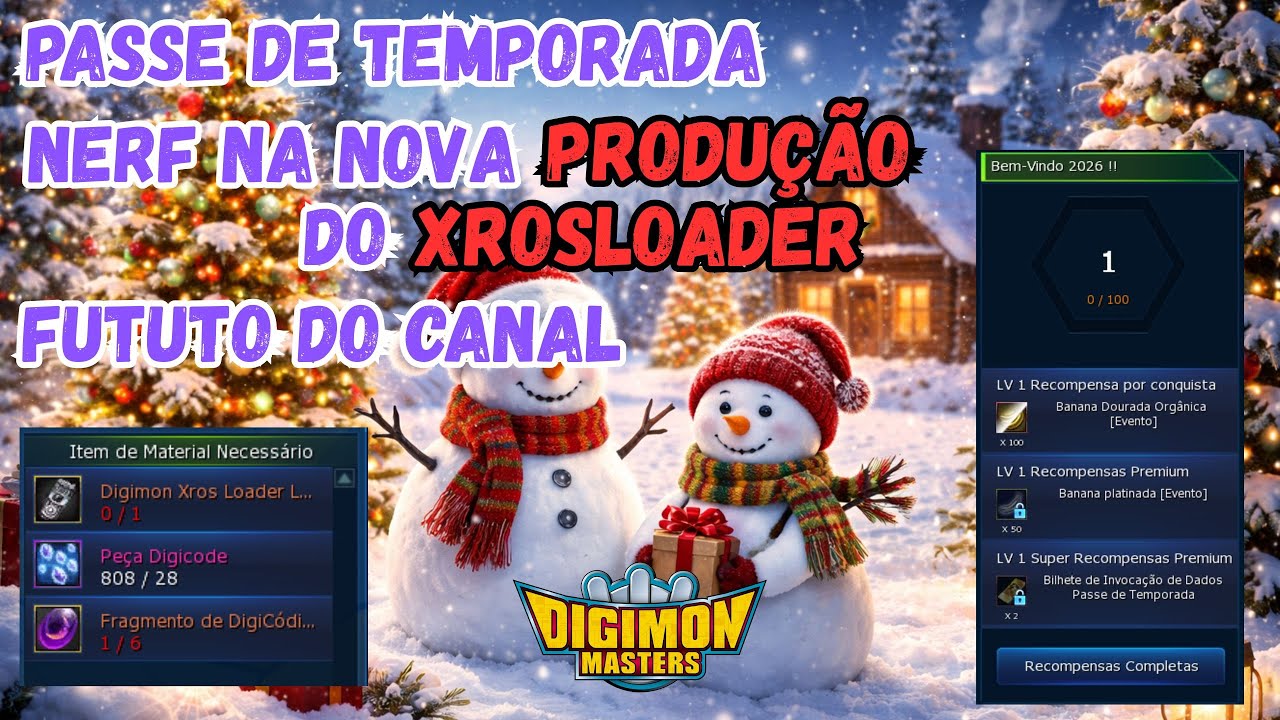 PASSE DE TEMPORADA, NERF DO XROSLOADER ... ESTOU DESANIMADO COM DMO - DIGIMON MASTERS ONLINE - LADMO