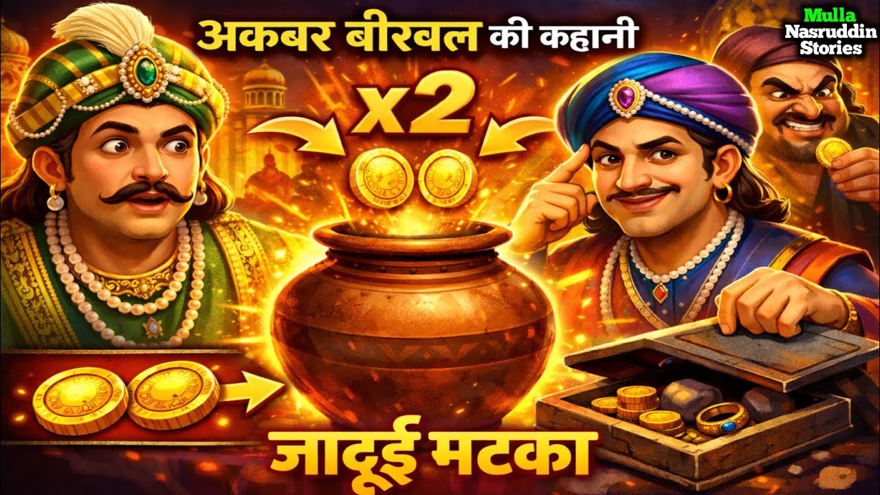 जादुई मटका, रहस्यमई मटका, अकबर बीरबल कि कहानियां Akbar Birbal ki kahaniyan | Stories of Akbar Birbal