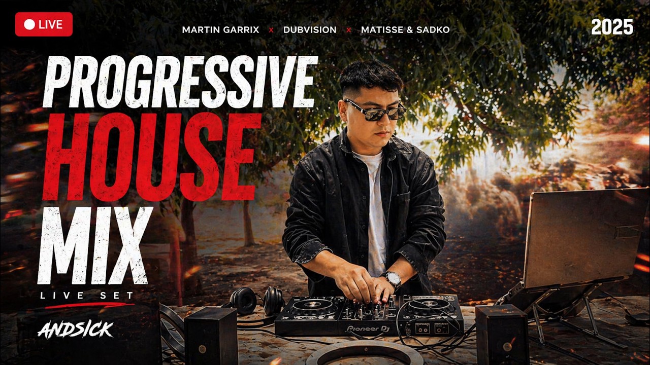 LIVE @ Progressive House Mix - EDM | Martin Garrix, Dubvision, Matisse & Sadko - 2025