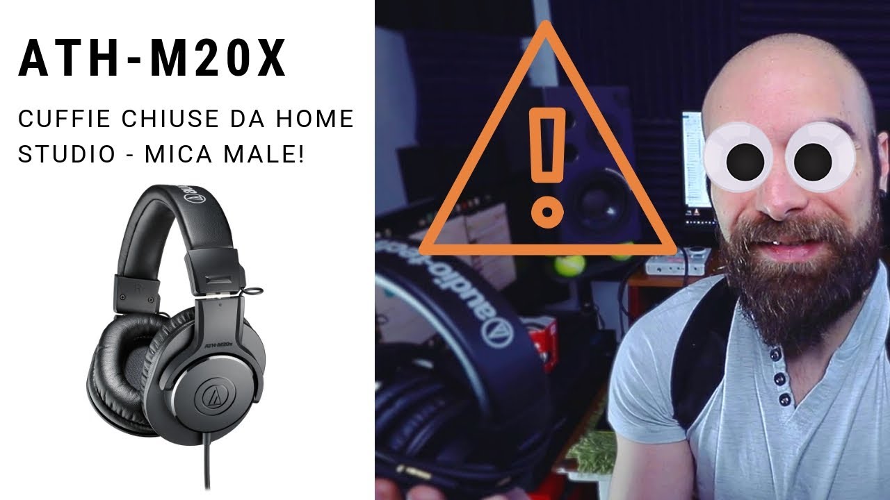 Recensione AUDIO TECHNICA ATHM20X - cuffie home studio chiuse