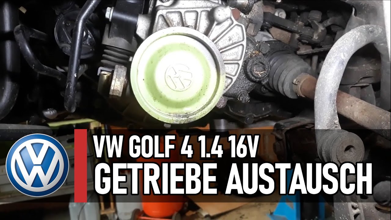 VW Golf 4 1.4 16V | смена коробки передач 👨‍🔧