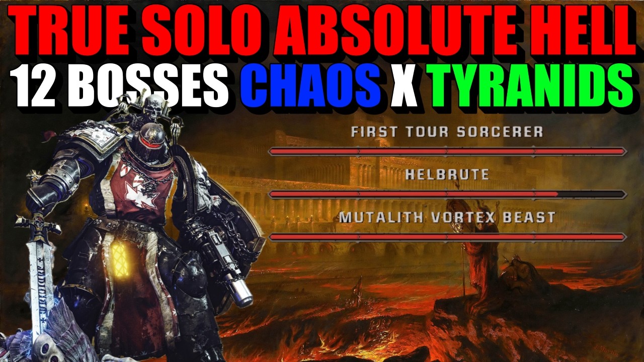 Absolute Plus - 12 Boss Disruption (chaos x tyranids) (3x in the same time) attempt - Space Marine 2