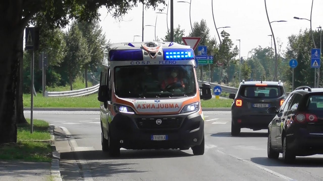 25 - Ambulanza COSP Flero in emergenza