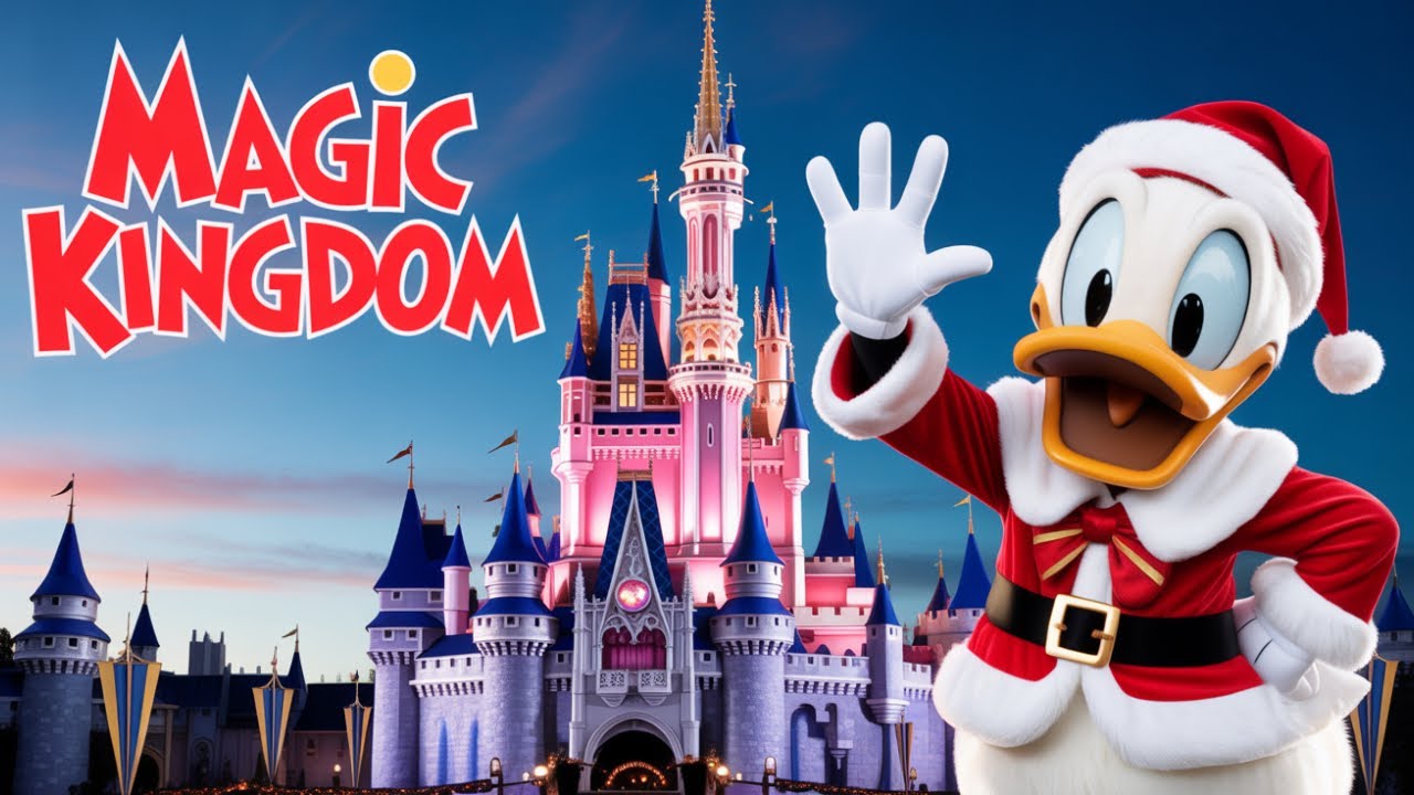 🔴 LIVE: Magic Kingdom: Early Morning Walk in the Park Christmas? | Walt Disney World Live Stream