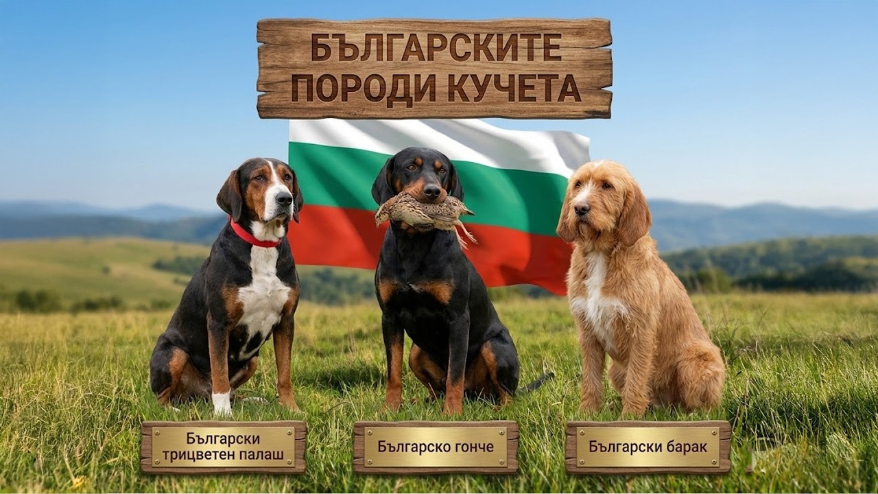 Български породи ловни кучета | Лудогорско гонче, Български барак и трицветен палаш