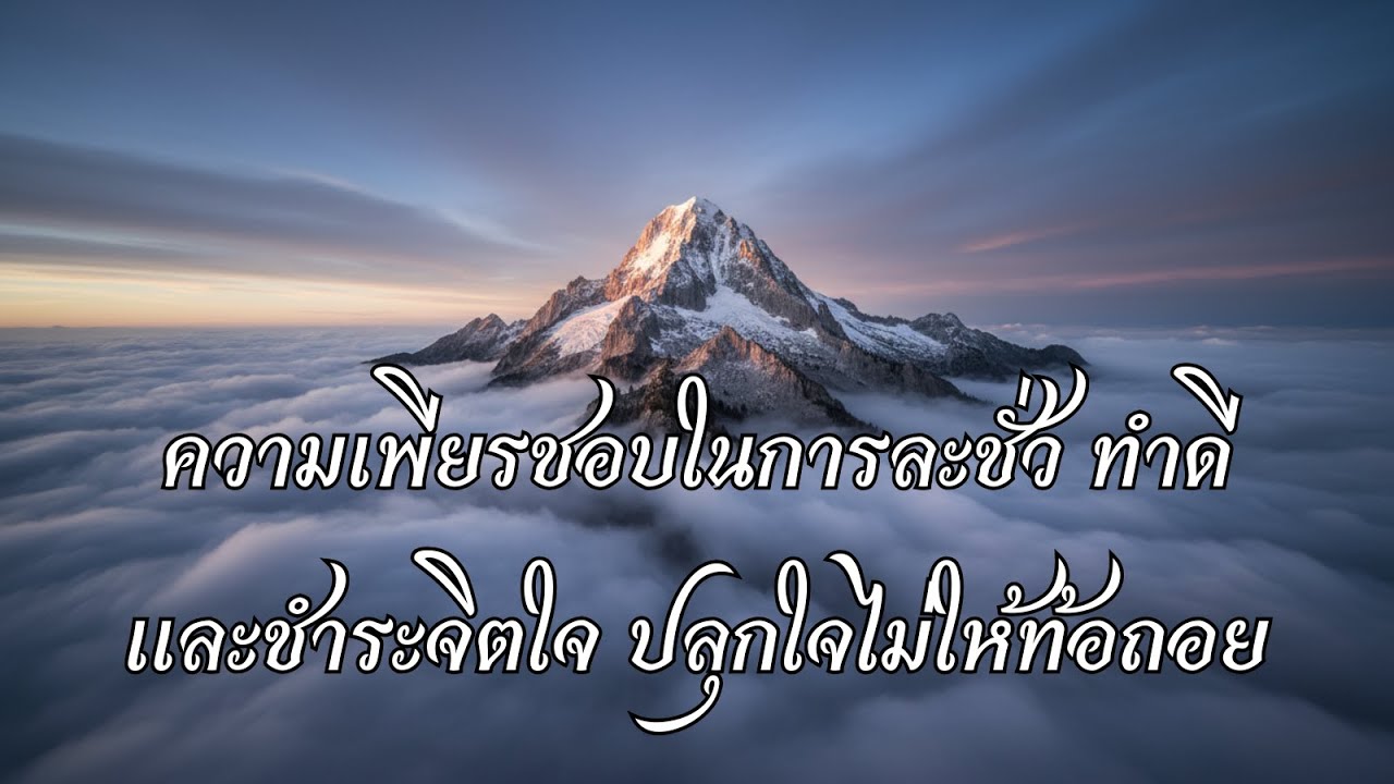 ความเพียรชอบในการละชั่ว ทำดี และชำระจิตใจ ปลุกใจไม่ให้ท้อถอย โดยธรรมบำบัด