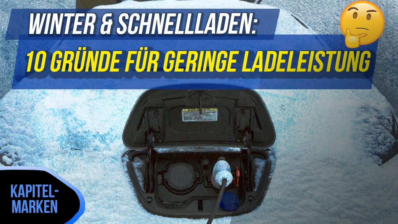 10 unbekannte Gründe: Warum dein E-Auto im Winter langsam lädt!