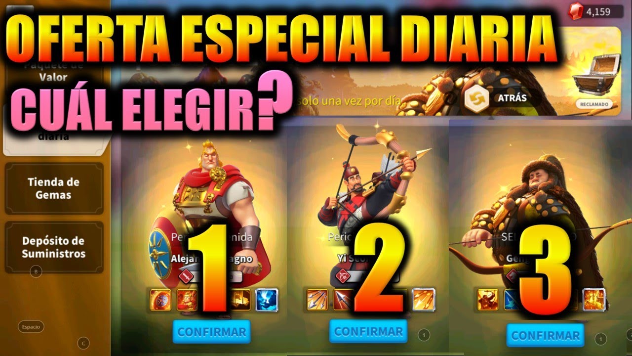 Que Comandante Elegir en Las Ofertas Diarias? - Rise of Kingdoms en Espa&ntilde;ol