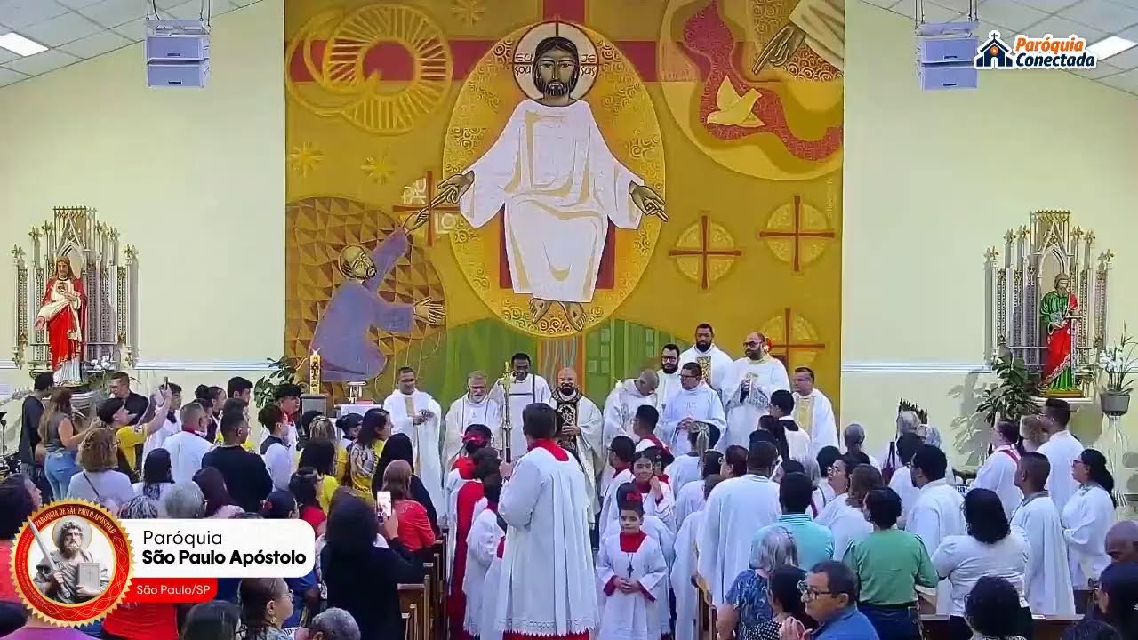 SANTA MISSA EM AÇÃO DE GRAÇAS PELOS 19 ANOS DE ORDENAÇÃO PREBITERAL DE PADRE ANTONIO ARAÚJO