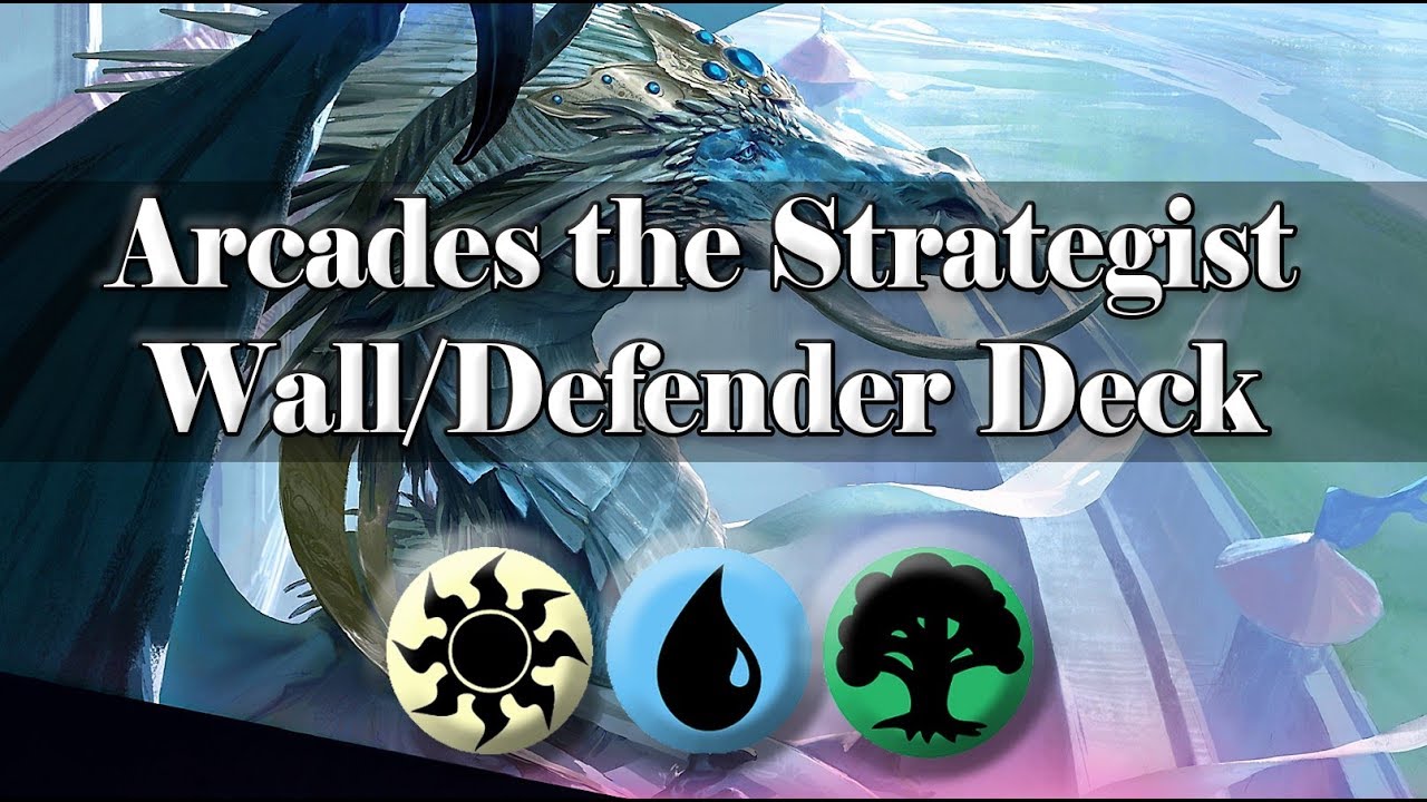 MTG Arcades the Strategist Defender Wall Deck Bant