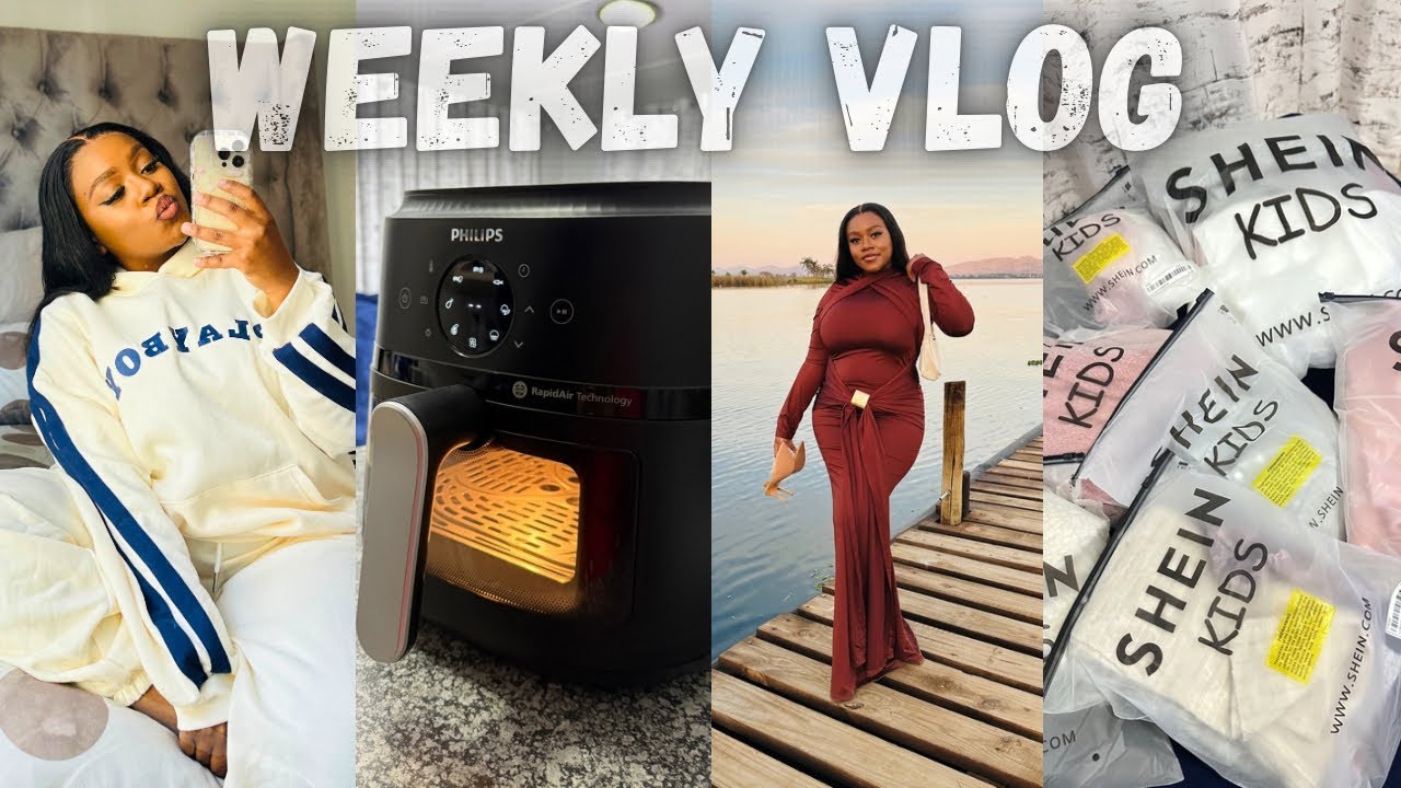 Huge SHEIN Kids Haul 👧📦 | Shoot Day Vibes + My New Air Fryer! 🍽️✨