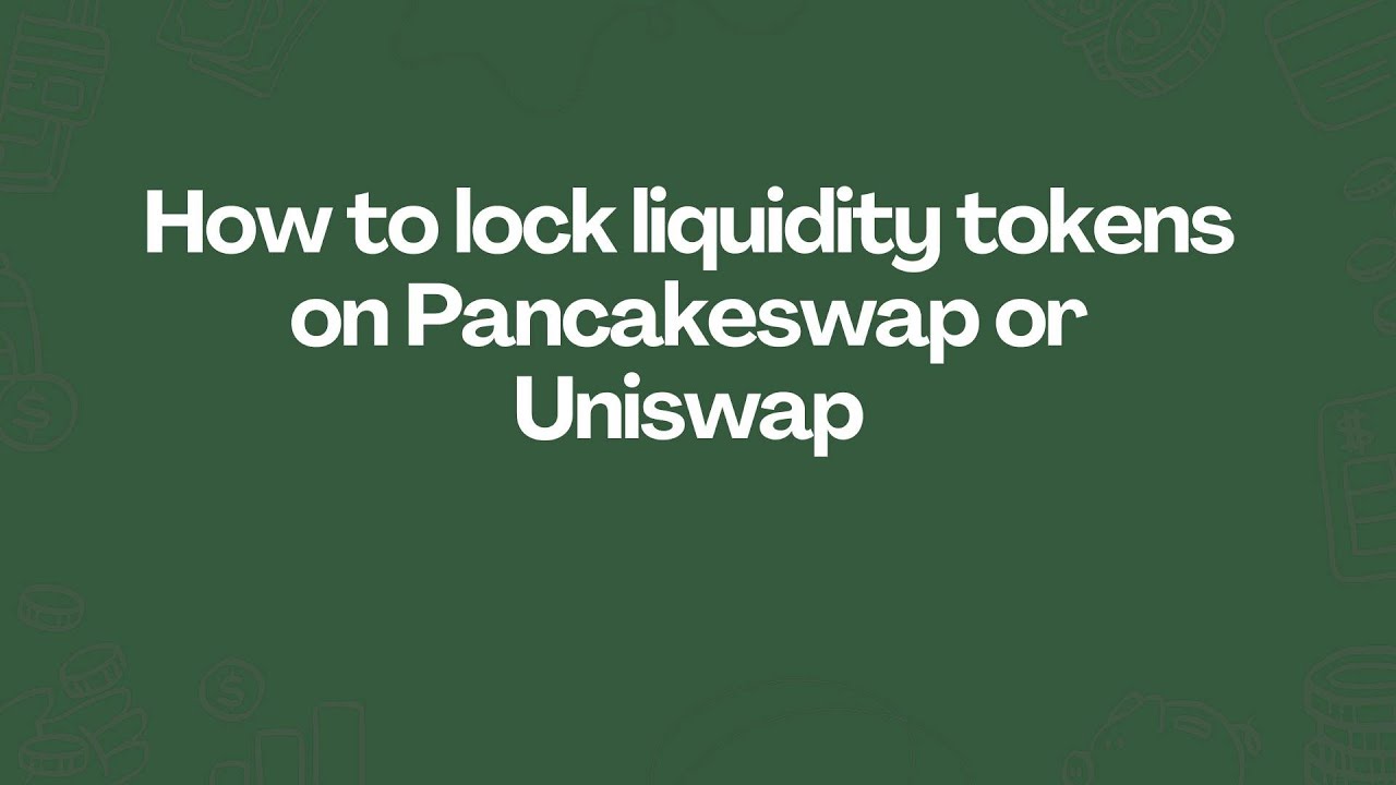 How to lock liquidity tokens on Pancakeswap or Uniswap