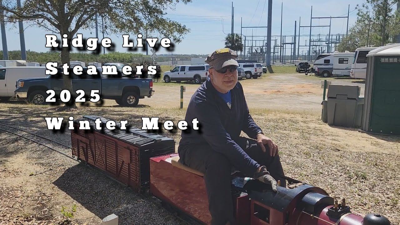 Ridge Live Steamers Winter Meet 2025 Part 1