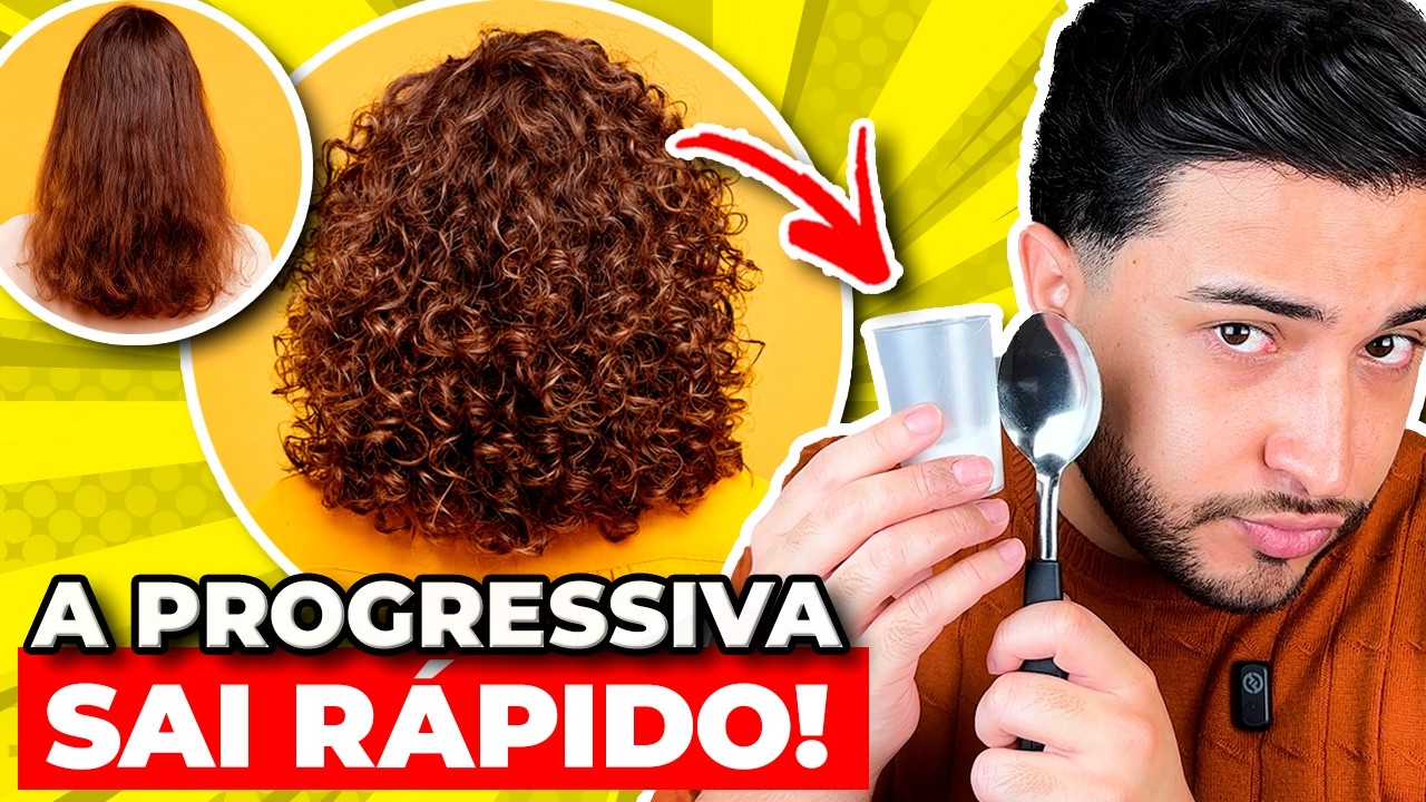 3 Passos PODEROSOS de como Tirar a Progressiva e Voltar com os Cachos!