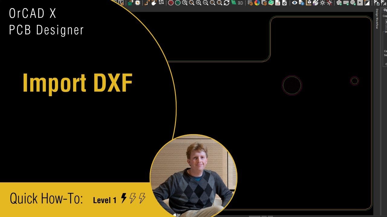 Create a BOARD OUTLINE from DXF Files in OrCAD PCB FAST?
