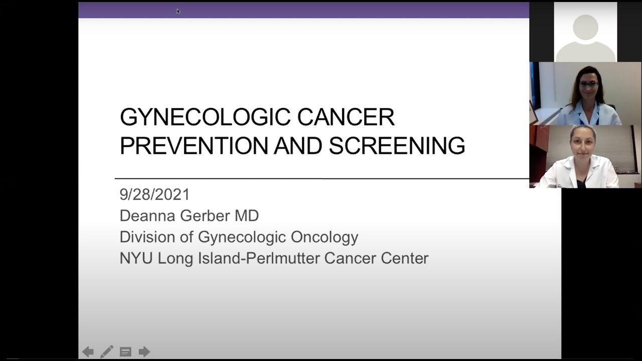 Gynecologic Cancer Prevention and Screening