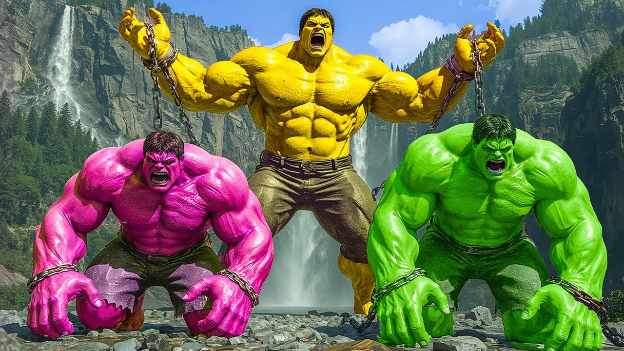 HULK vs GOLD HULK LEGENDARY BATTLE! A Final Punch Shakes the Ground and Nearly Splits the Plane!