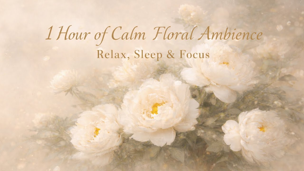 1 Hour of Calm Floral Ambience | Relax, Sleep & Focus