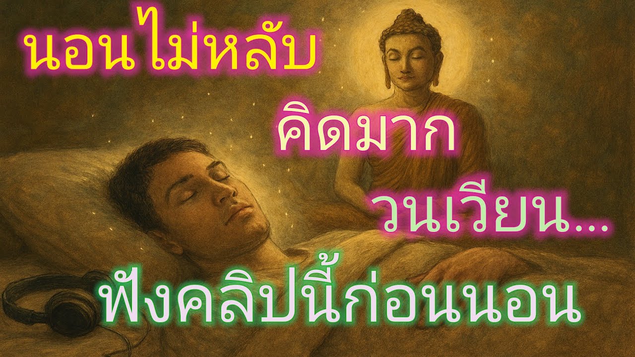 นอนไม่หลับ คิดมาก วนเวียน... ฟังคลิปนี้ก่อนนอน | คลื่น-