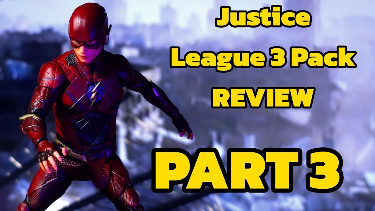Mezco Justice League 3 Pack Review Part 3: The Flash