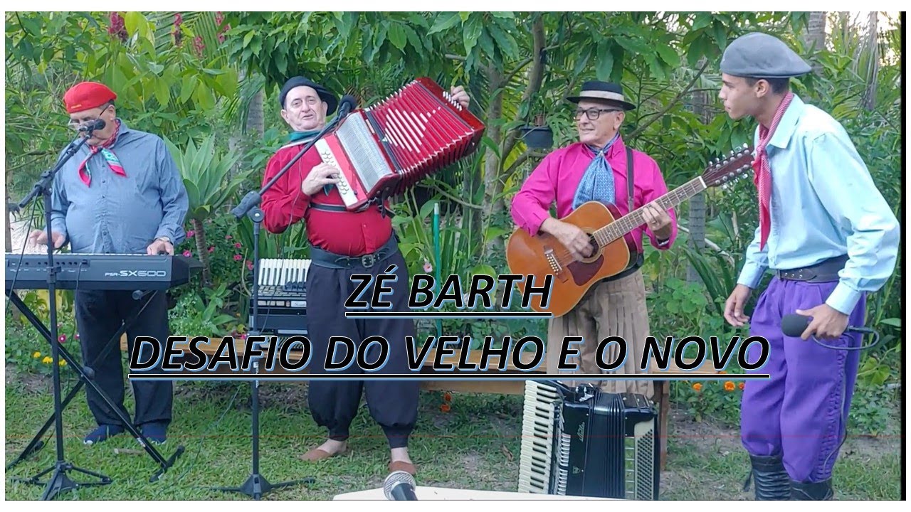 ZÉ BARTH Trás inédito: DESAFIO DO VELHO E O NOVO.