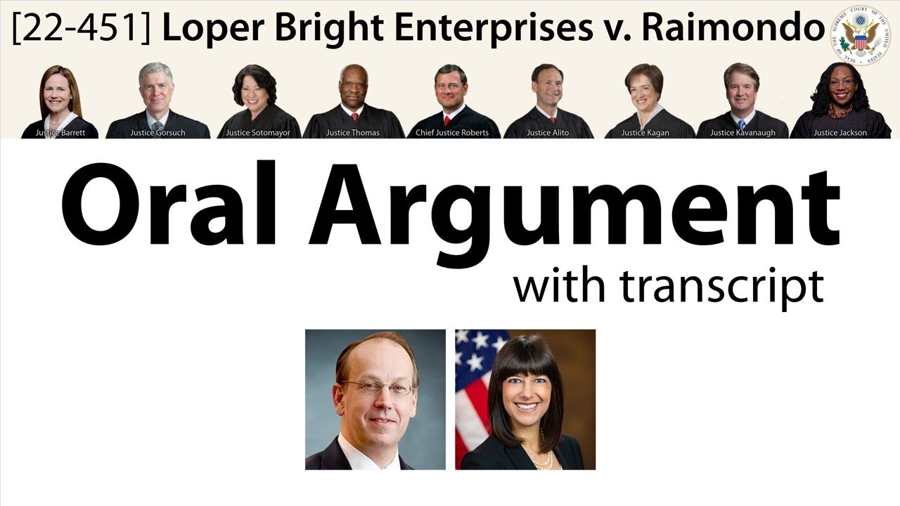 Oral Argument: Loper Bright Enterprises v. Raimondo