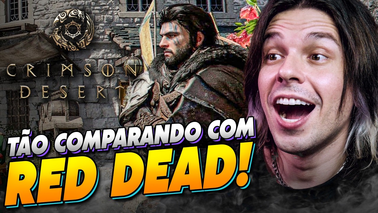 Já ESTÃO JOGANDO o Crimson Desert e TÁ ABSURDO!!!