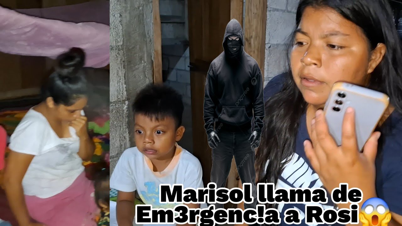 Marisol llama de Em3rgencia a Rosi😱horas De la noche Hombre Int3ntar robarles😱